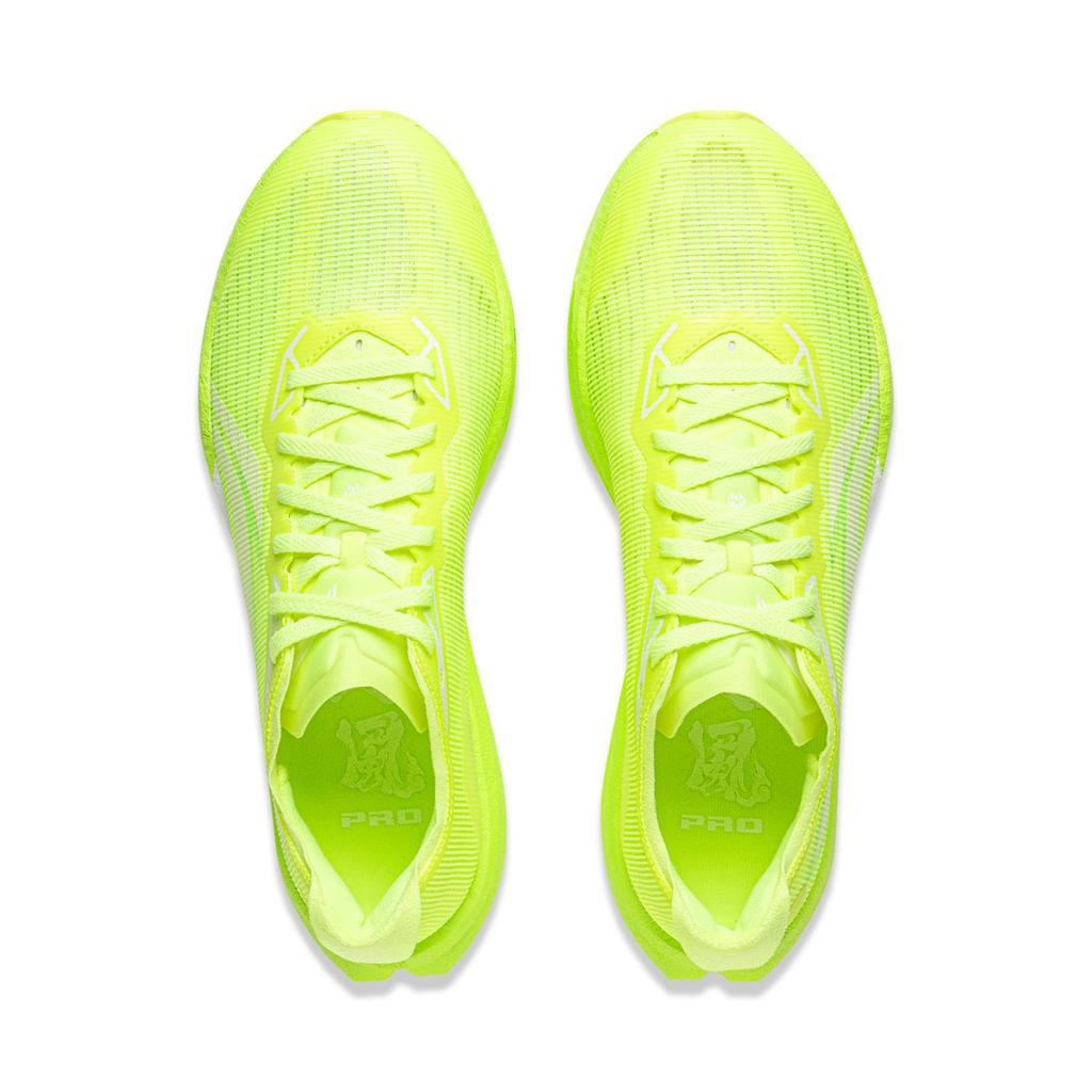 Li Ning Wind Chaser Pro Беговые кроссовки Унисекс Низкие Флуоресцентный Желто-Зеленый ARPV017-6