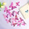 12pcs 3D Butterfly Wall Decor 3 Sizes, Butterfly Decorations for Butterfly Birthday Party Cake Room Decorations
