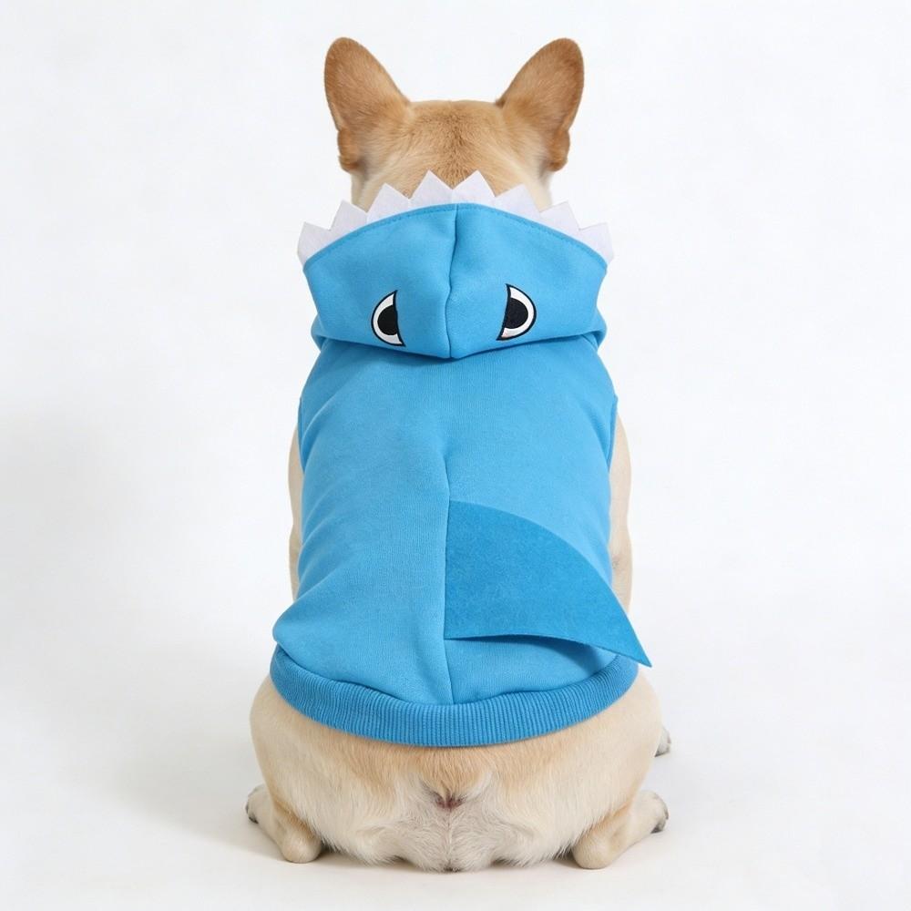 Funny Animals Frog Cosplay Dog Hoodies Shark Lion Comfortable Pet Dog Hoodie Thicken Lovely Style Puppy Clothing Coat