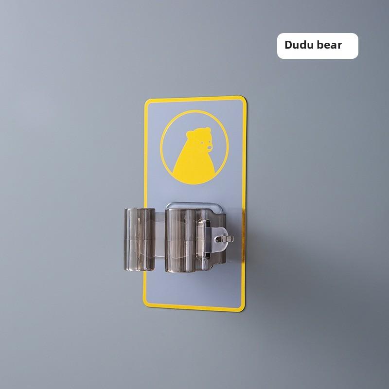 Клейкий держатель для швабры и щетки, настенный органайзер для швабры, захват для щетки без проколов для ванной комнаты, кухонное хранение