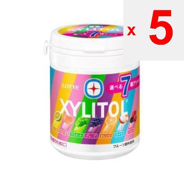 Lotte Lotte Xylitol Gum 7 видов, ассорти, флакон 133 г. Вы можете выбрать один из семи различных фруктовых ароматов. Вы можете выбрать один из семи различных фруктовых ароматов.