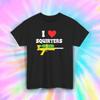 Ich liebe Spritzer T-Shirt S-5XL Lustiger Wasserpistolen-Humor Geschenk Sarkastisches Grafik-Tee
