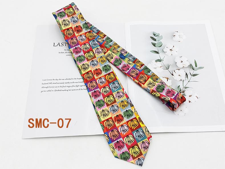 Британская цифровая печать ретро галстук, полиэстер ручной работы цветок мужской костюм аксессуары 8 см