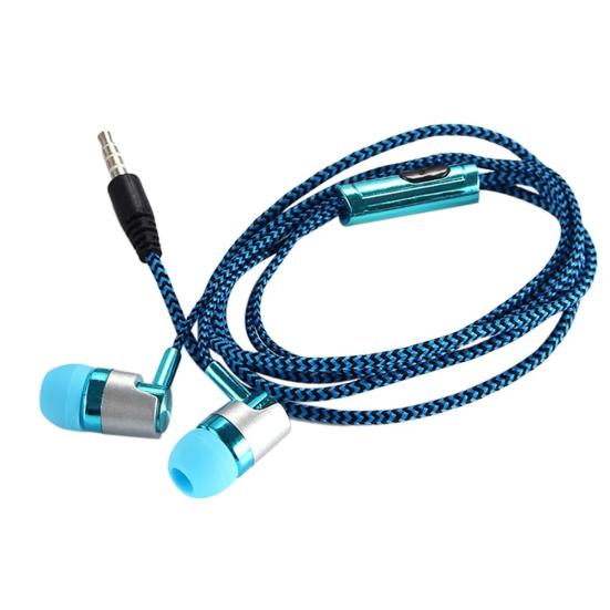 3.5mm Wired In-ear Stereo Music Earphone Earpiece Hands-free Mic for Smart Phone
