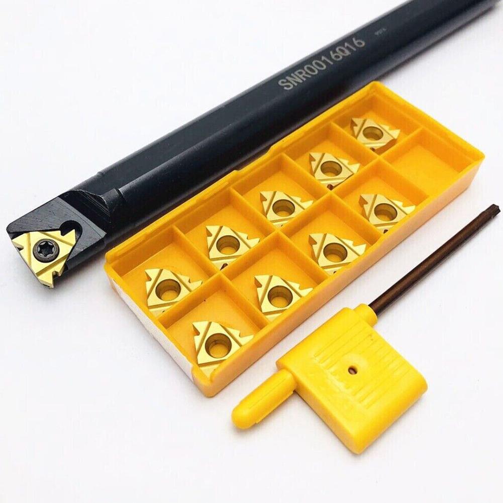 +10 шт. 16IR AG60 твердосплавная вставка 5/8 дюйма токарный станок с ЧПУ SNR0016Q16