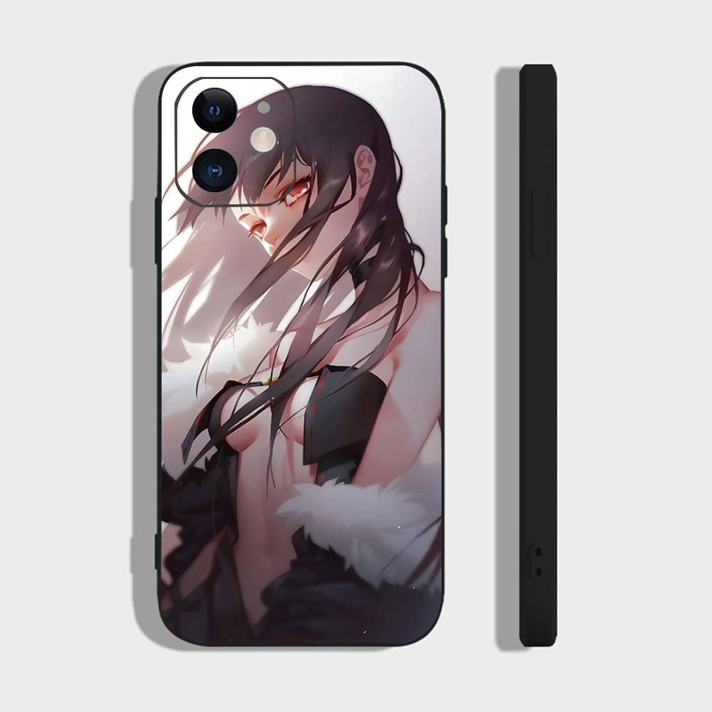 Чехол для телефона с анимацией Юй Цзэ (Consort Yu) из игры Fate Grand Order для iPhone 17 Air 16 15 14 13 Pro Max 11 12 Черный силиконовый чехол