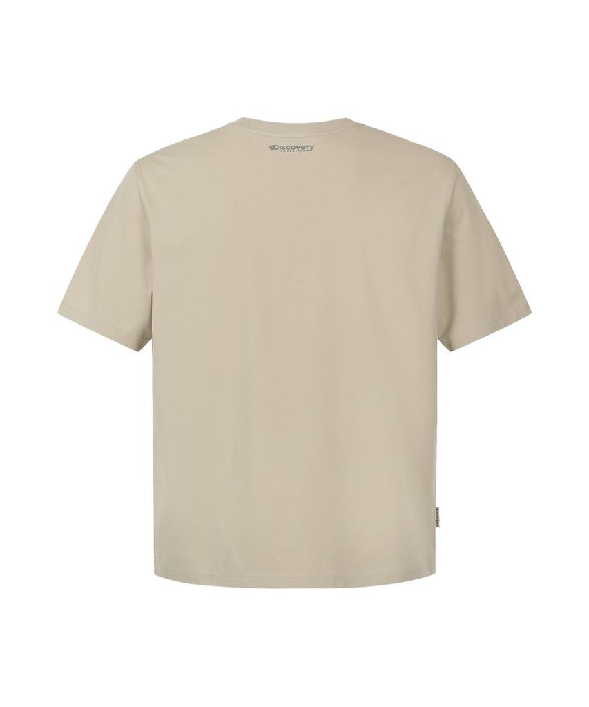 DISCOVERY EXPEDITION Uni Freshvent Футболка с коротким рукавом и принтом 'Island Graphic' (Бежевый2)