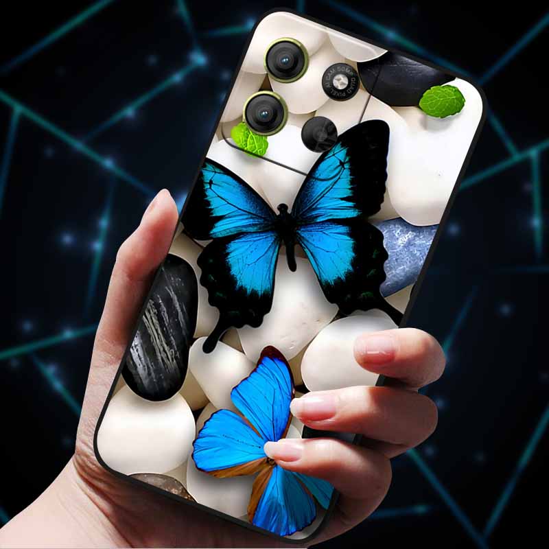 For Moto G15 4G Case Painted Cats Soft Silicone Lovely Back Case for Motorola Moto G15 Power G 15 Phone Cover MotoG15 etui Funda