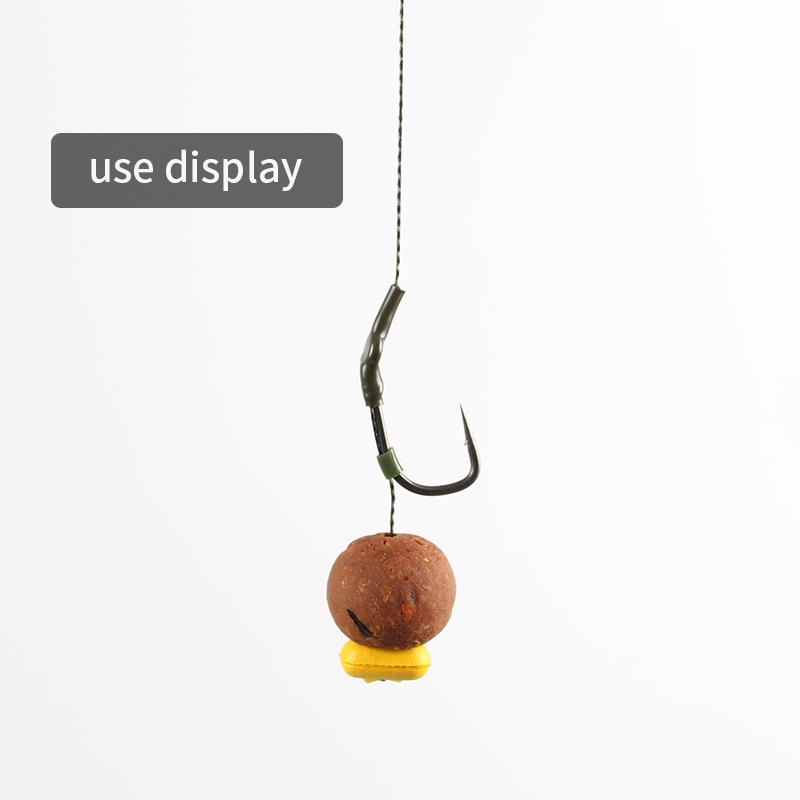 10 шт. крючок для ловли карпа с широким зазором, покрытие PTFE, микро-бард, высокоуглеродистая сталь, размер 2, 4, 6, для оснастки для ловли карпа