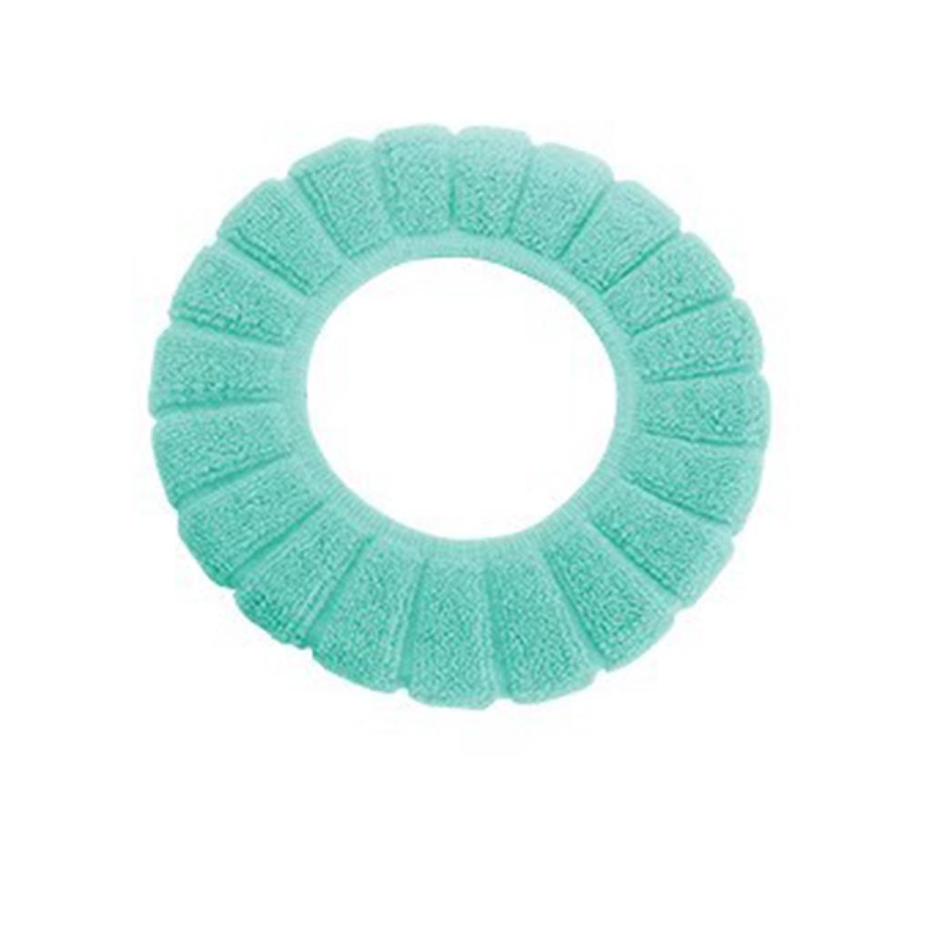 Плюшевая подушка для сиденья унитаза O-типа, теплая накладка на сиденье, многоразовый моющийся универсальный коврик для сиденья унитаза, чехол для сиденья ванной, крышка унитаза