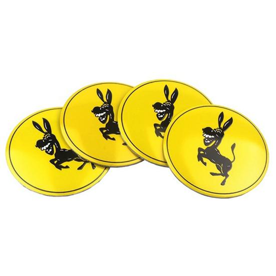 4 шт./компл., 56 мм, осел, центральная накладка колеса автомобиля, эмблема ступицы, значок, логотип, крышка