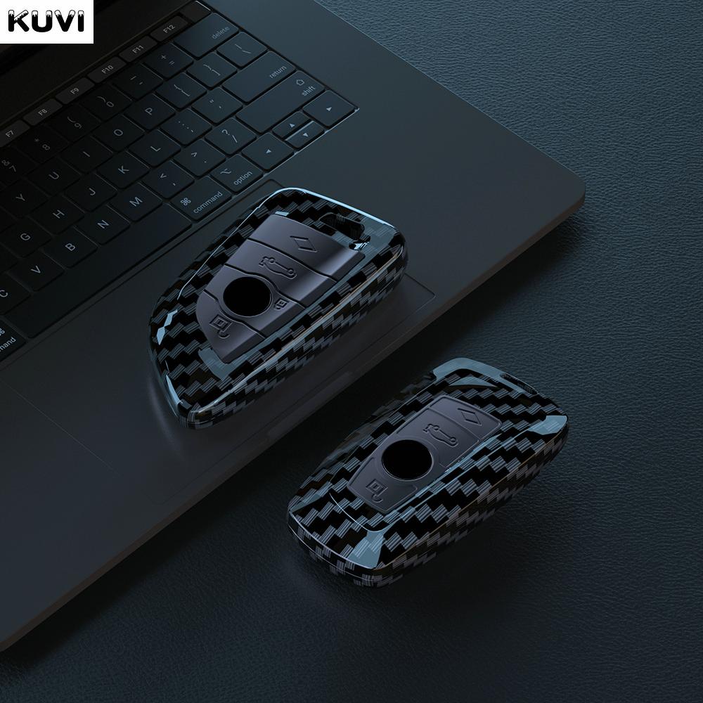 Чехол для ключей автомобиля из АБС-пластика из углеродного волокна для BMW 1, 2, 3, 4, 5, 6, 7 серии X1 X3 X4 X5 X6 X7 F10 F20 F30 G20 G30 G01 F15 F16 G02 G05 F34