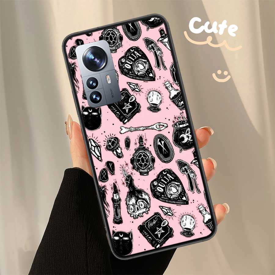Чехол для телефона «Ведьма и кошка» для Xiaomi Mi 13 12 11T 10T 12T Pro 12X 11i 11 Ultra 10 Lite 5G 9 8 6X 5X A1 A2, чехол F