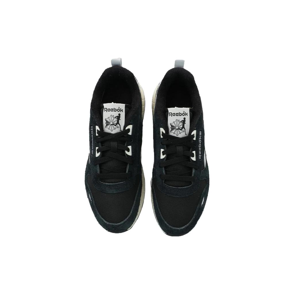 Reebok Классические кожаные кроссовки унисекс Hexalite Black Steely Fog Core-Black Alabaster 100032780