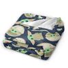 Baby Yodas W-Warss Film Blanket S-Stars Flannel Funny Breathable Throw Blanket for Bedspread Spring Autumn