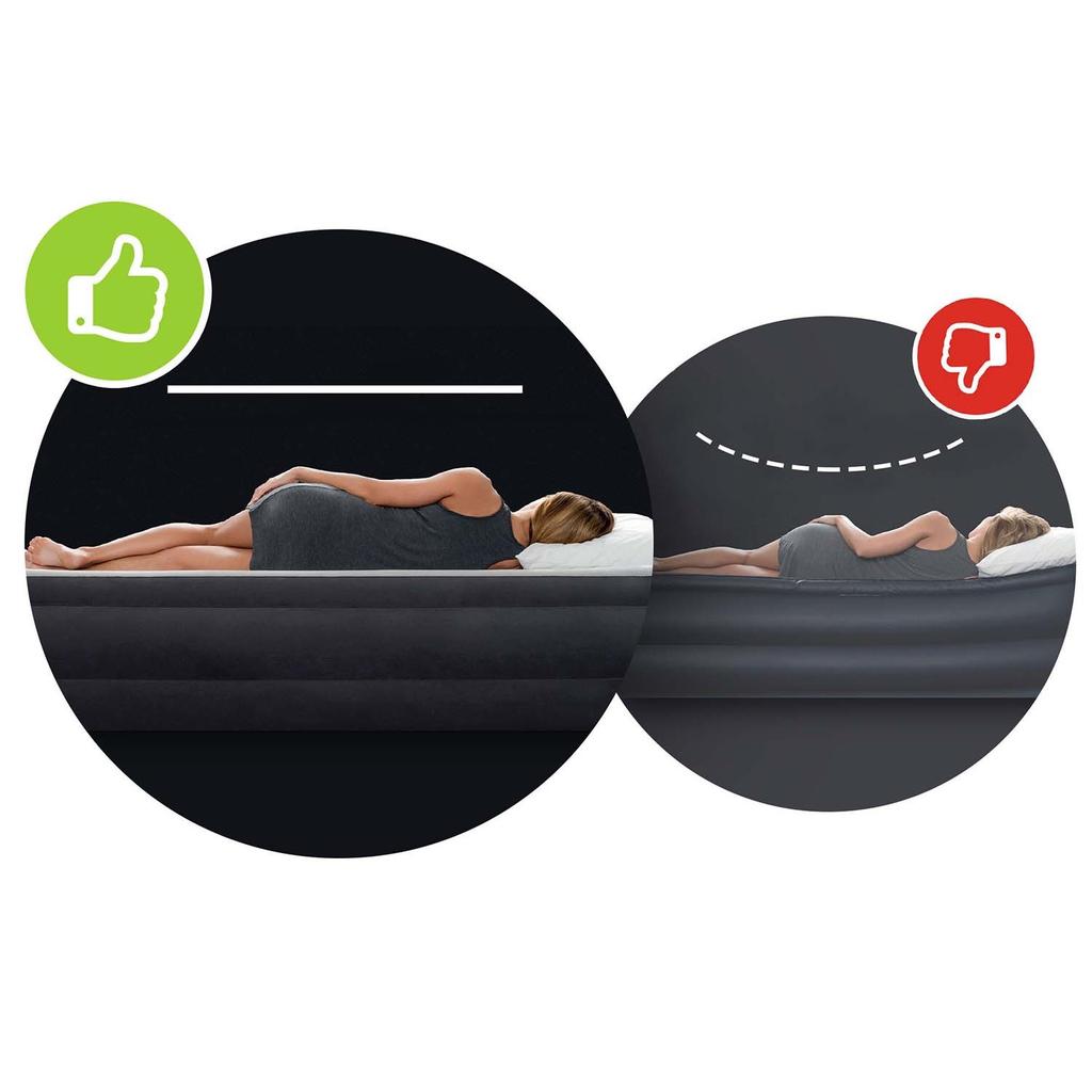 Inflatable Mattress 191X99X25 Cm With Built-In Electric Pump Intex 64146Nd