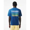Lacoste Мужская летняя футболка с принтом «пигмент» Th7544 54 г Hbm q2nTh7544 54gHbm