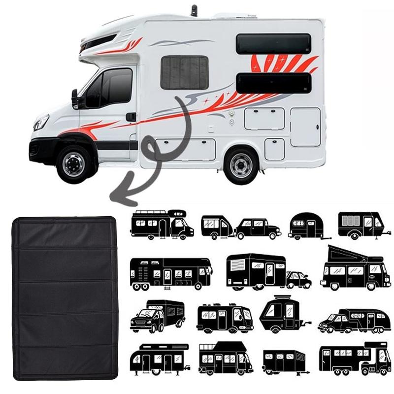 41x41cm/41x64cm RV Sunroof Sunshades Curtain Foldable Waterproof Vents Insulator Cover RV Campers Travel Trailers Sunshade