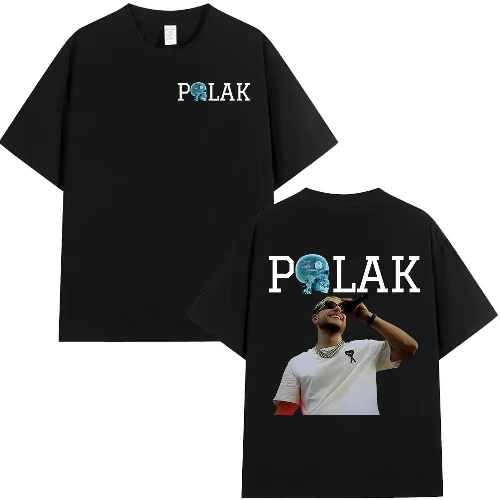 Rapper PLKs profile picture on a music Tshirt 2026 new style unisex hiphop shirt Pure cotton allseason streetwear Tshirt