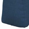 Back Cushion Blue 45 x 24 x 50 cm Fabric