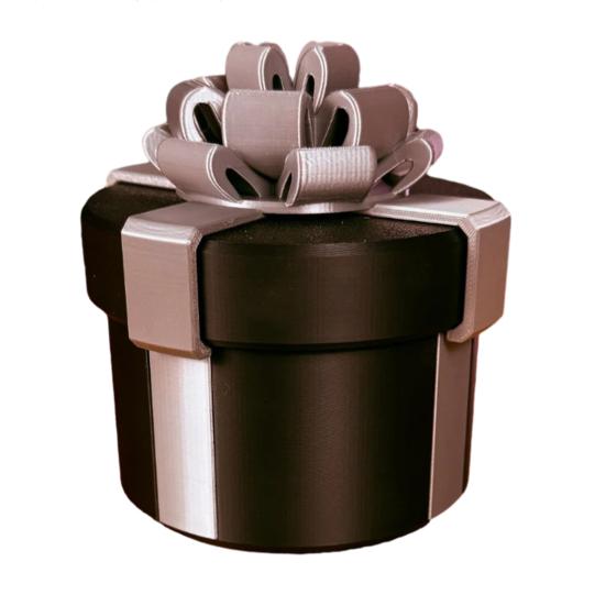 Yousheng Annoying Nested Screw Gift Box Prank Nesting Box for Cash Gift Reusable 3D Printed Packaging Gag Box for Birthday Christmas White Party Gifts