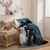 Transformers Series Flannel Blanket 2D Printed Sofa Blanket Thickened Blanket