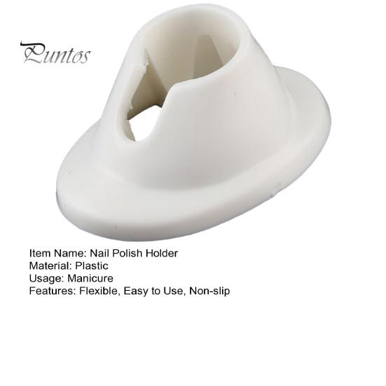 Держатель для бутылки с лаком для ногтей Нескользящий пластиковый держатель для бутылки с лаком для дизайна ногтей Непроливаемый гель-лак для ногтей Стенд для демонстрации маникюра Принадлежности для домашнего использования