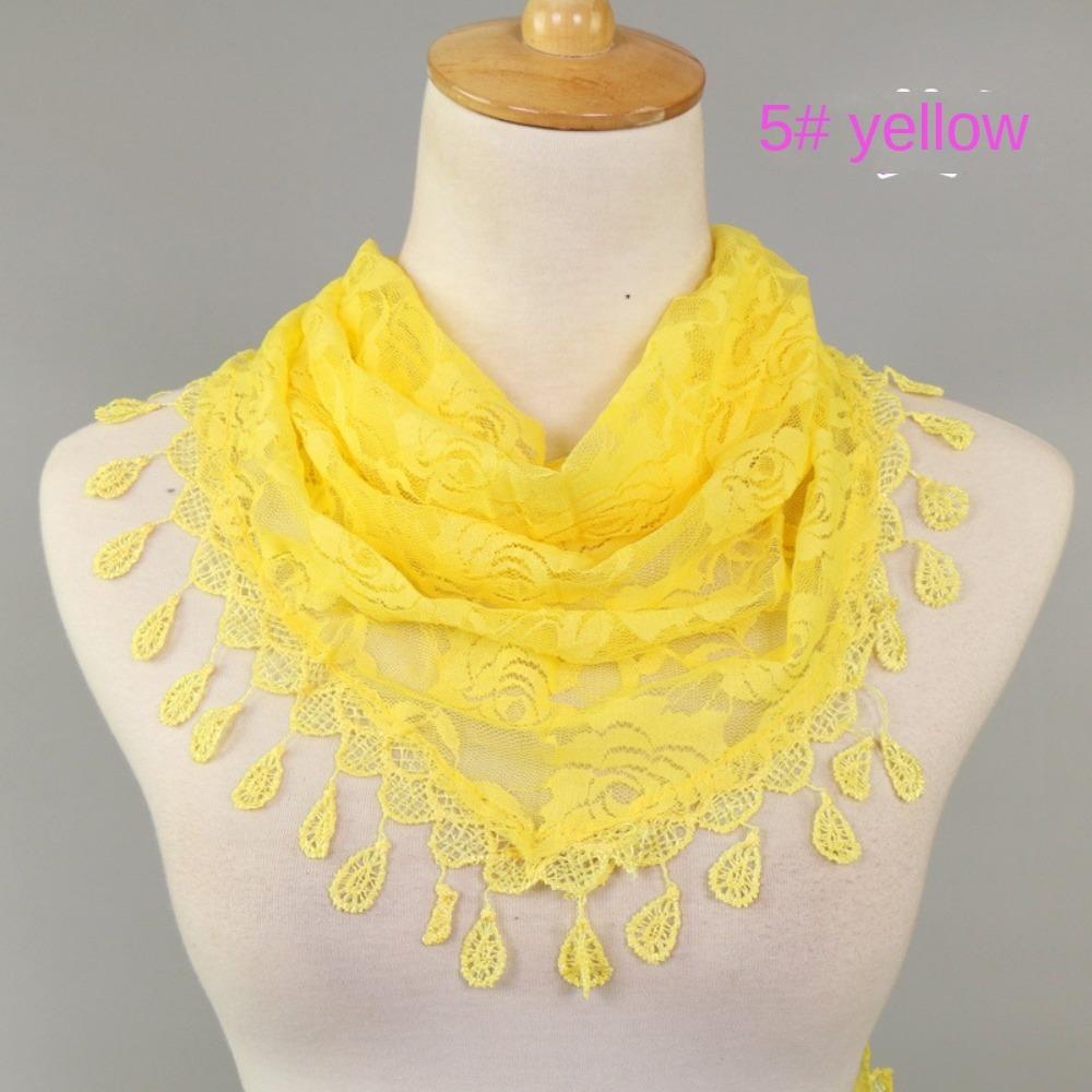 Polyester Triangle Veil Scarf Women Church Prayer Headband Fashion Turban