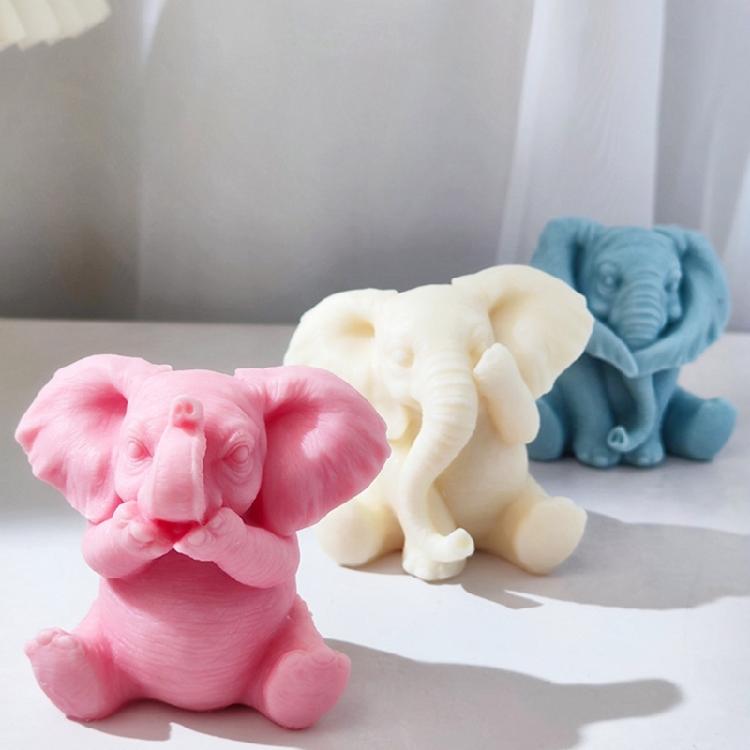 Форма для декора торта DIY Животное Свеча Формы для эпоксидной смолы Форма для мыла ручной работы