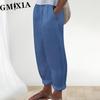 8 Color Women's Fashion Casual Solid Color Print Pants & Capris Trousers