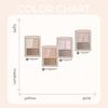 Палетка для контуринга лица MilleFee Cheat Face Contour Palette Hidden Matte Nose Small MilleFee (04 Бежевый) Хайлайтинг, Шейдинг, Хайлайт, Тень, 3D, Лицо, (Матовый/Сияющий)
