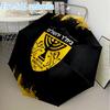 Jerusalem Fc Logo Design Mini Umbrella, 5-Fold, Lightweight, Retractable Umbrella Features 8 Ribs, Ideal for Outdoor Use Birthday Gifts