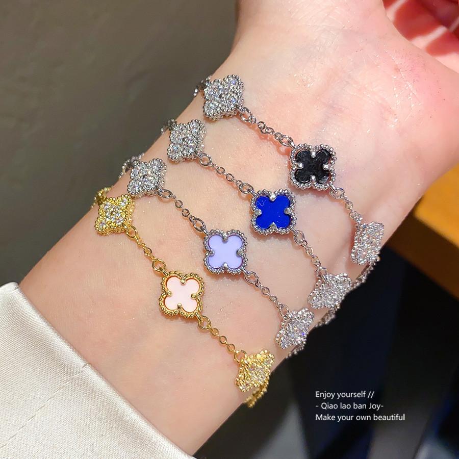 Zircon Flower Hand Chain Highend Design Stylish Accessory For Women