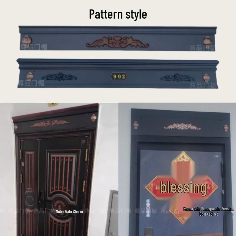 Наращивание перемычки Противовзломная входная дверь на заказ и украшение