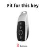 3 кнопки мягкий TPU чехол для автомобильного ключа чехол для брелока защитный чехол для Mercedes Benz W205 W213 W222 X167 W177 ACESG Class GLC CLA держатель оболочки