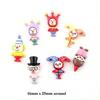 Craft Cute Cartoon Clown Design Flat Back Resin Cabochons Artificial Style Souvenir Model