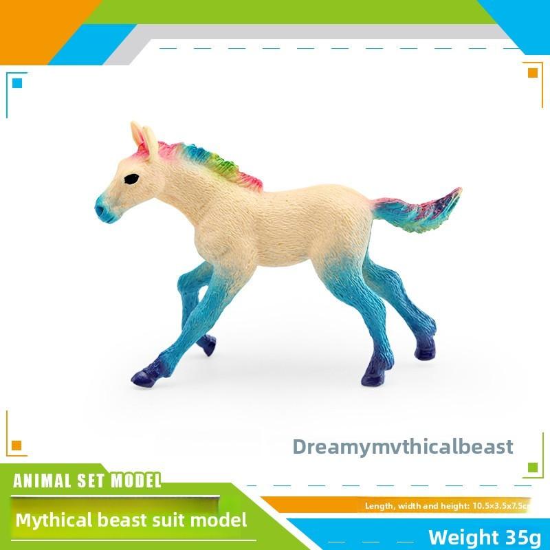 Dreamland Mythical Beast Unicorn Pvc Figurine For Kids Room Decor And Collectors