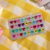 Сияющие наклейки с бриллиантами и кристаллами Love Girl Laser Phone Stickers Kids Girls 3D Stereoscope Small Stickers