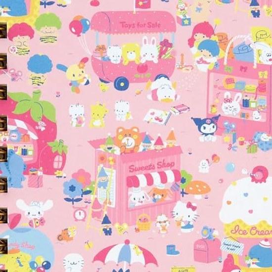 Sanrio B7 Блокнот на кольцах Персонажи Персонаж 091723