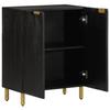 VidaXL Buffet noir 60x33x75 cm bois d'ingénierie, meuble de rangement, meuble de rangement de cuisine, meuble de rangement 4017650