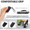 5 Buttons Car Key Fob Cover,Key Fob Case Car Accessories Compatible with Jeep Dodge Chrysler (Blue)