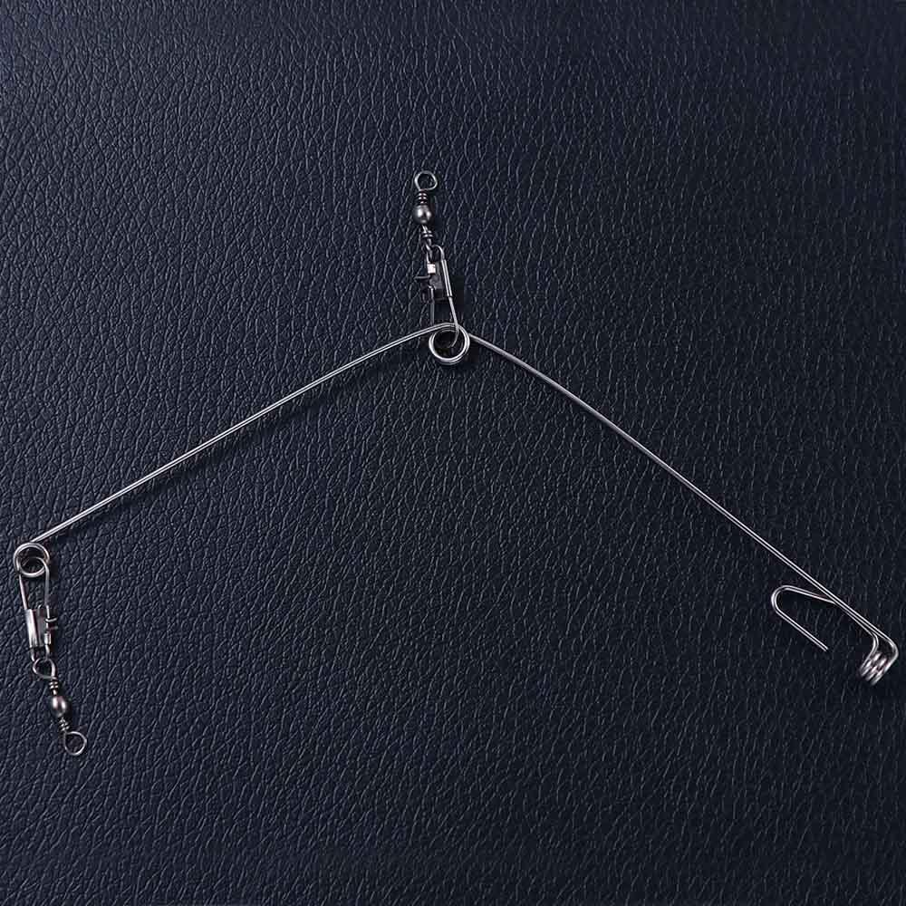 Стальное Автоматическое Устройство для Рыбалки Автоматический Рыболовный Крючок Спусковой Крючок Пружина Крючка Пружина Выброса Крючка