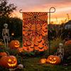 Washable Halloween Garden Flag Cloth Fall Garden Flag Multipurpose Autumn Harvest Flag  Home Decor
