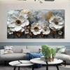 Modern Abstract Floral Canvas Wall Art - Frameless Posters for Living Room & Bedroom Decor