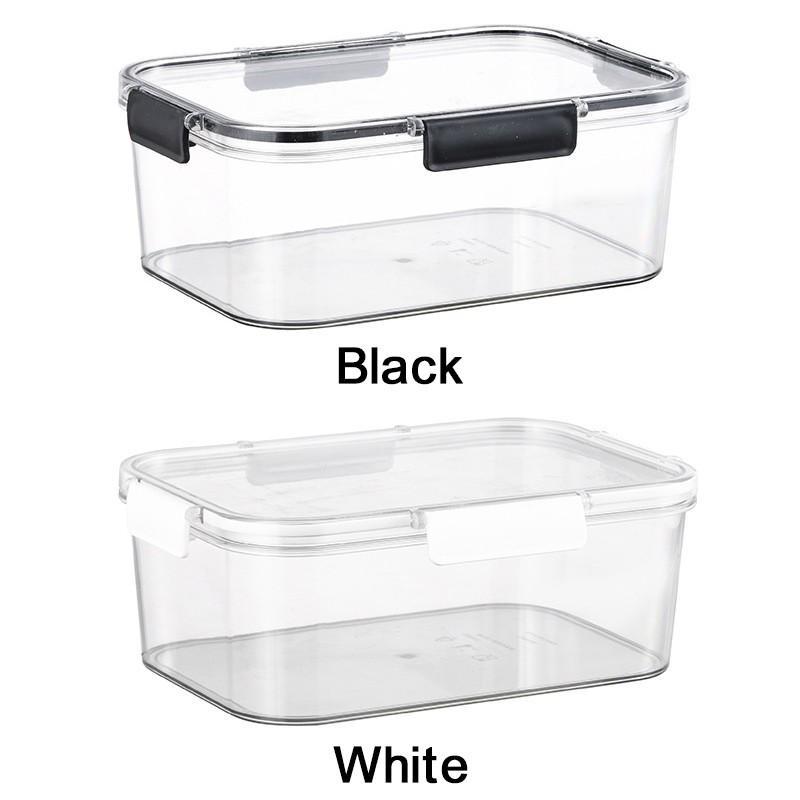 Контейнеры для хранения продуктов с крышками. Герметичный кухонный органайзер с защитой от перекрестных помех и герметичностью. Многофункциональный штабелируемый ящик для хранения продуктов. Холодильник.