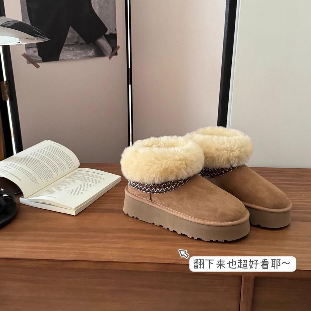 Меховые интегрированные этнические зимние сапоги женские 2025 зимние новые на толстой подошве можно носить двумя способами нескользящие полусапоги женские