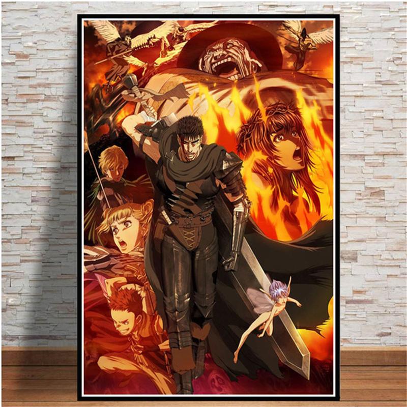 Maniac Japanese Anime Poster Retro Cartoon Canvas Painting and Printing Retro Art Wall Decoration Home Decoration