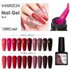 VANREESA 61 цвет, набор гель-лаков для ногтей, набор чистых гель-лаков для ногтей, УФ-светодиодная лампа, набор гель-лаков для ногтей, блестящий лак телесного цвета, стартовый маникюрный салон, подарки для женщин своими руками