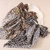 Leopard Print Hair Clip Barrette Sweet Christmas Flat Clip Hairpin Christmas Elegant Hair Clip for Bunches
