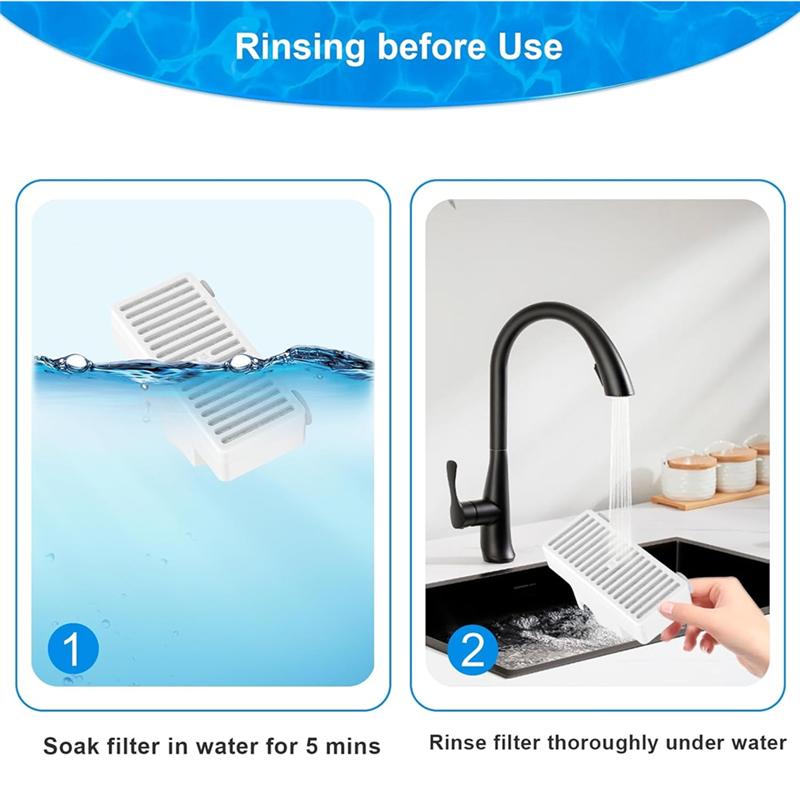 Фильтры T-образной формы 2025 года Сменные Фильтр для фонтанчика с водой для домашних животных Запасной для Pioneer Mini Vortex и Swan Pet Drinking Fountain